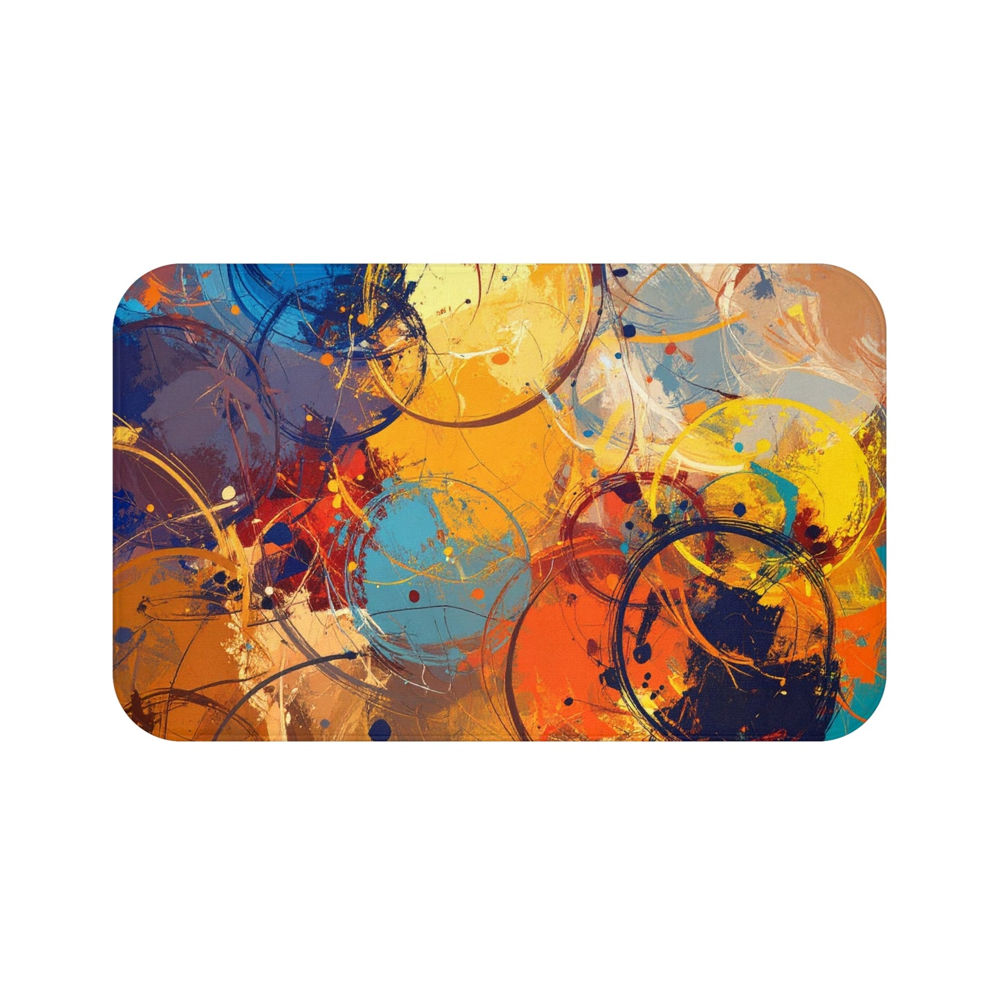 Memory foam bath mat