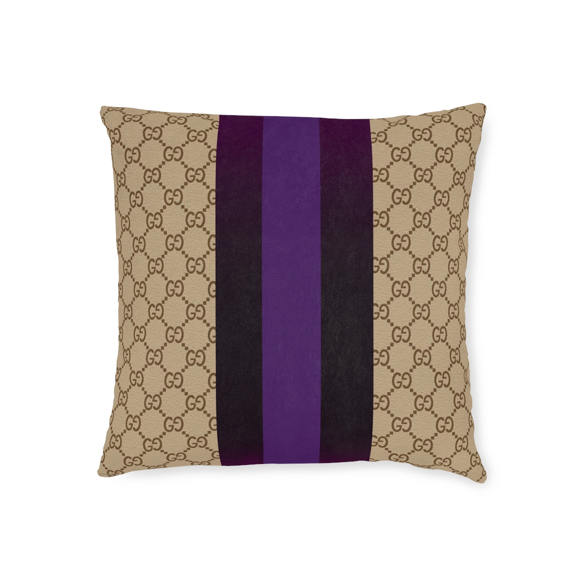 Monogram inspired purple