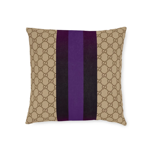 Monogram inspired purple